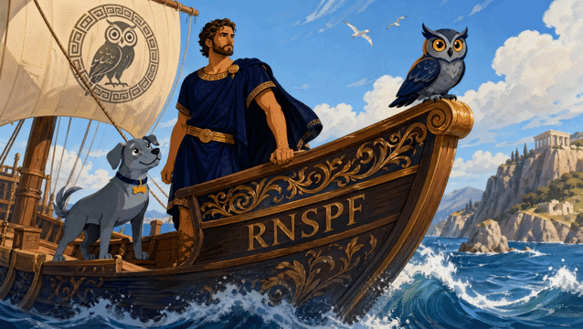 Ulysse face a la mer, visuel d accueil de l Odyssee Moodle