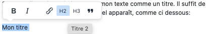 Les paramètres d'intégration de la vidéo permettent de régler l'affichage dans l'éditeur et d'obtenir une lecture propre dans la page du cours.