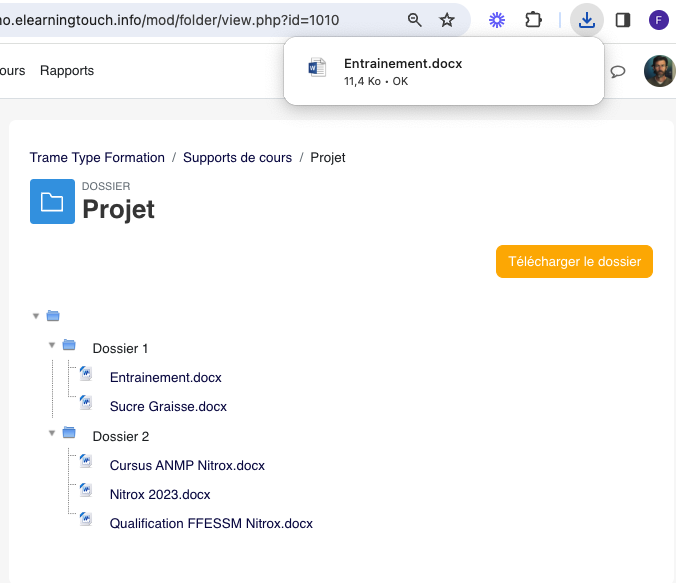 La ressource Livre permet de créer un contenu paginé avec une table des matières interne, utile pour un guide ou un module long.