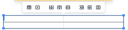 Les propriétés du tableau de présentation règlent la disposition pour que l'image et le texte restent alignés et lisibles.