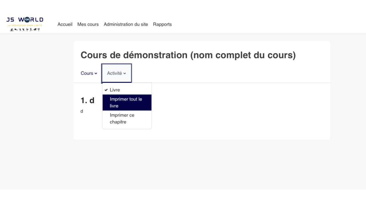 Certains formats ajoutent des modes de navigation spécifiques; avant de les retenir, il faut vérifier qu'ils restent clairs pour les apprenants du cours.