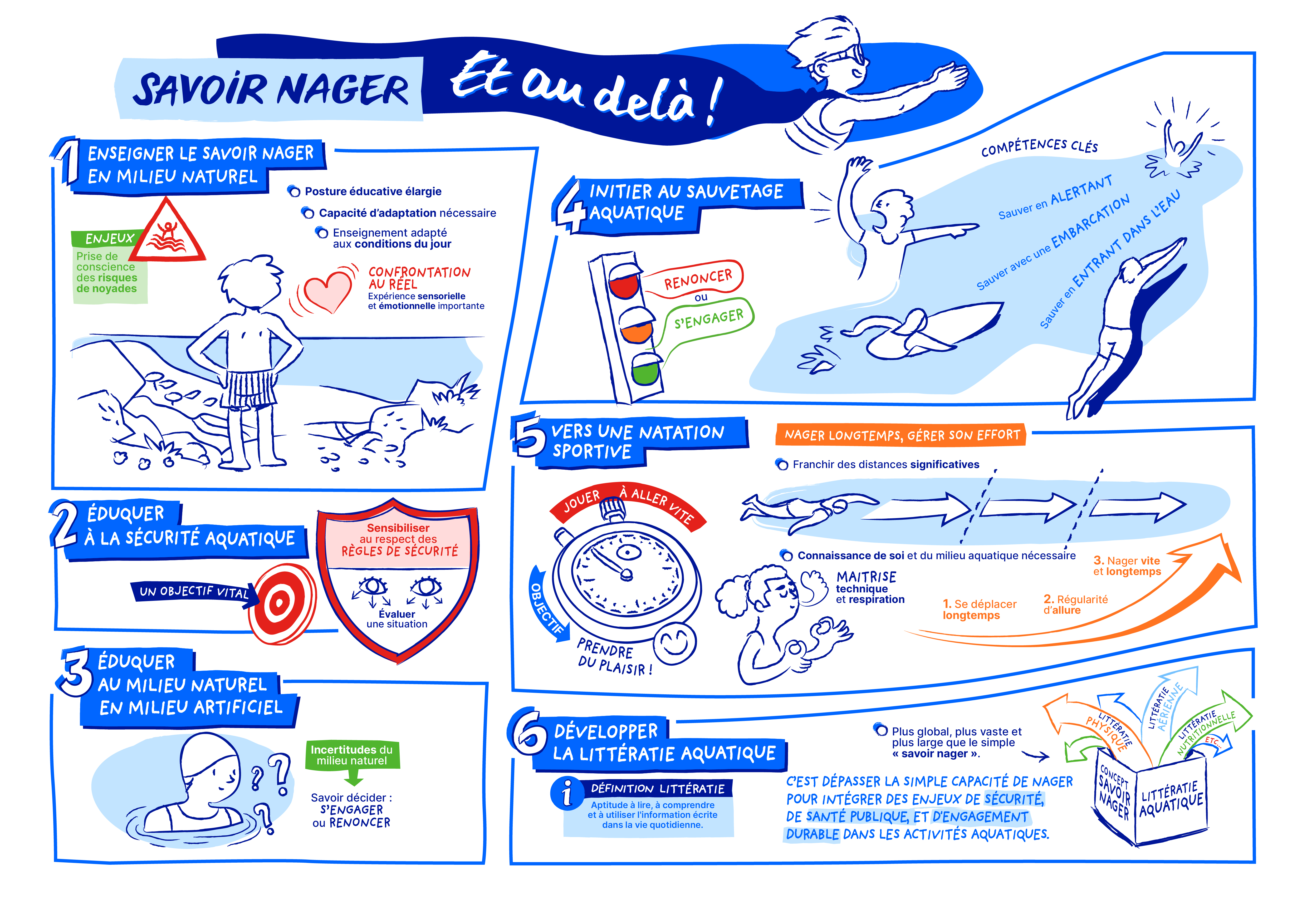 Infographie qui reprend les notions clés du chapitre