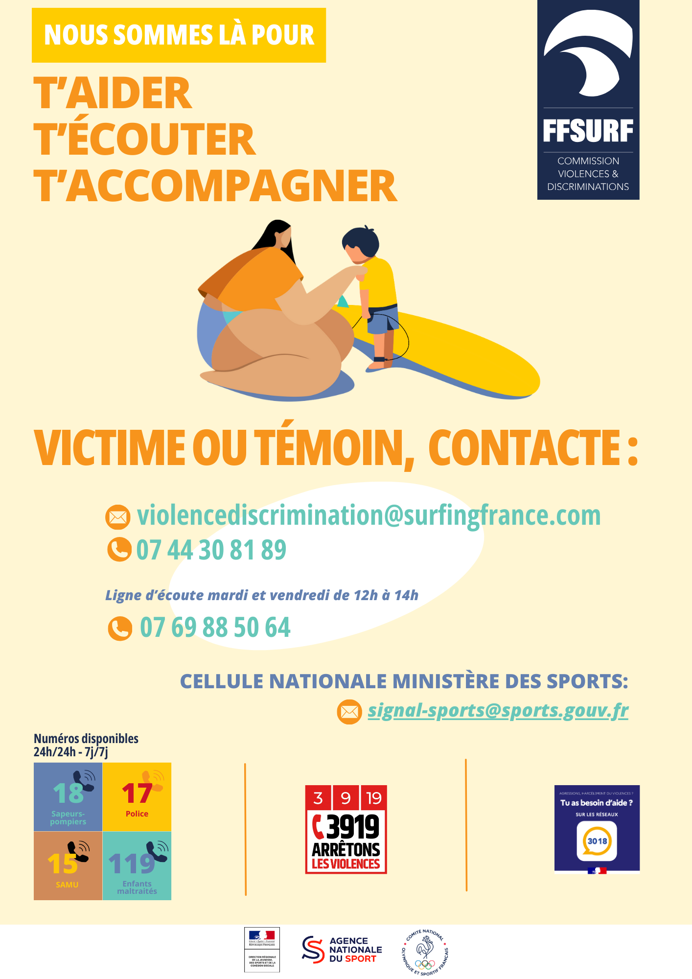 T'aider, t'écouter, t'accompagner